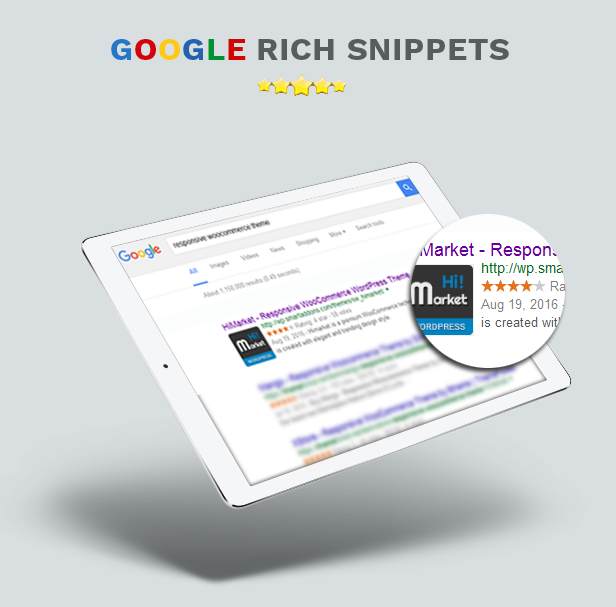 Responsive Technology WooCommerce WordPress Theme Rich Snippets