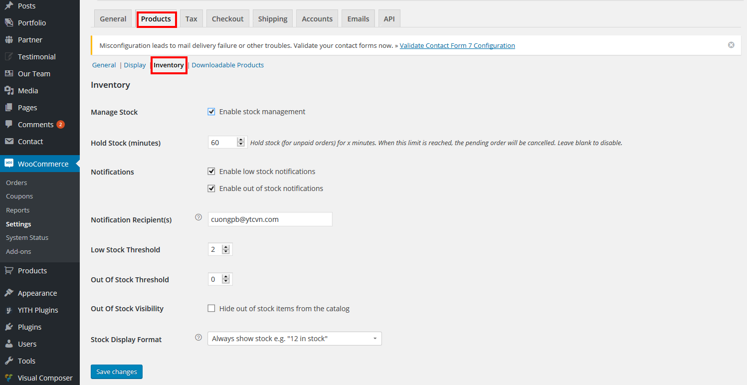 woocommerce