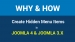 Why and How to Create Hidden Menu Items in Joomla 4 & Joomla 3.x