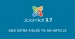 Joomla 3.7: How to Add Extra Fields to an Article