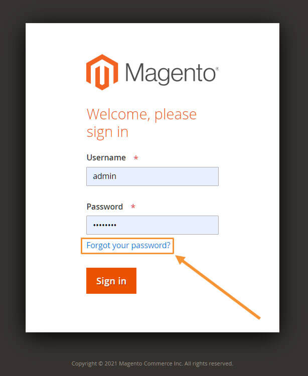 reset-account-magento-2-theme