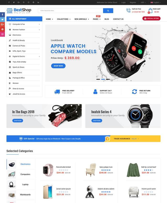 10 Best Shopify Themes for Electronics & Technology Stores