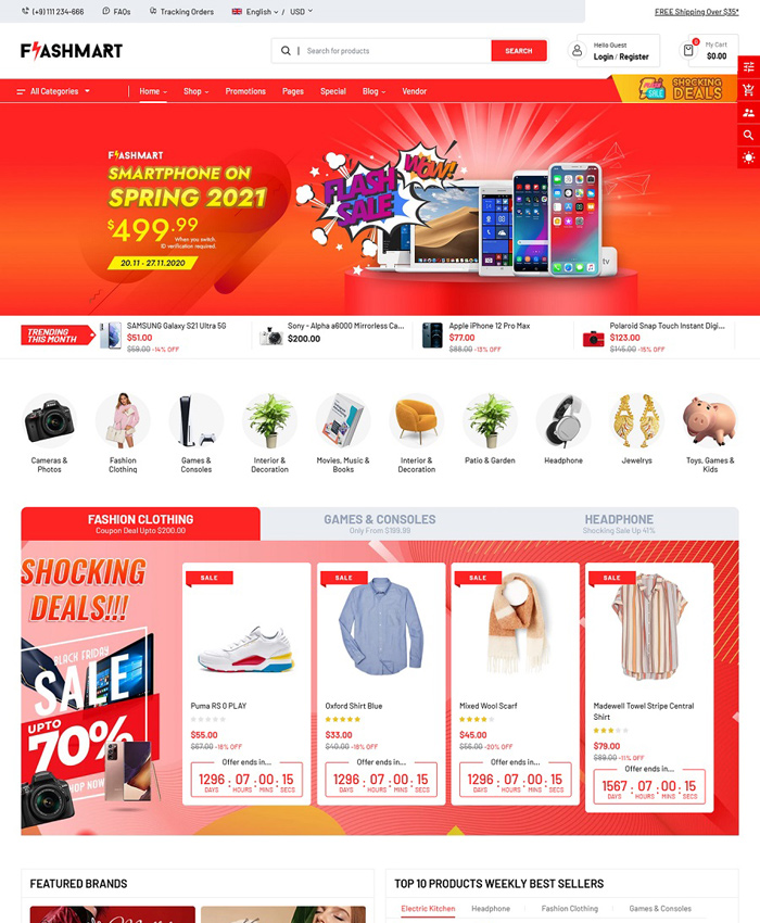 10 Best Shopify Themes for Electronics & Technology Stores