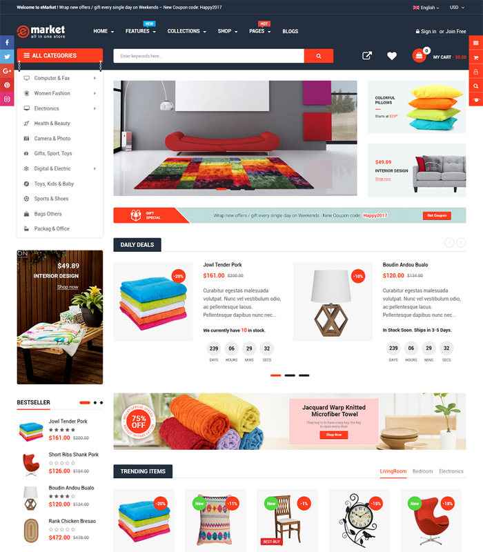 2020's Best-Selling Shopify Themes with Large Catalogs