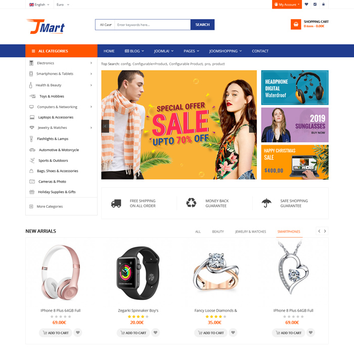 2021's 10 Best Clothes & Fashion Accessories Joomla Templates