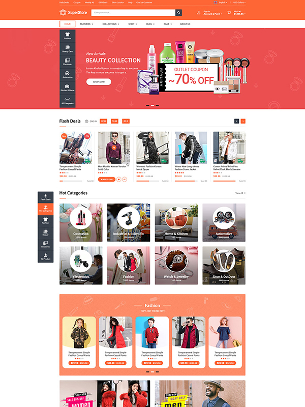 Best Premium Responsive OpenCart Theme - SuperStore