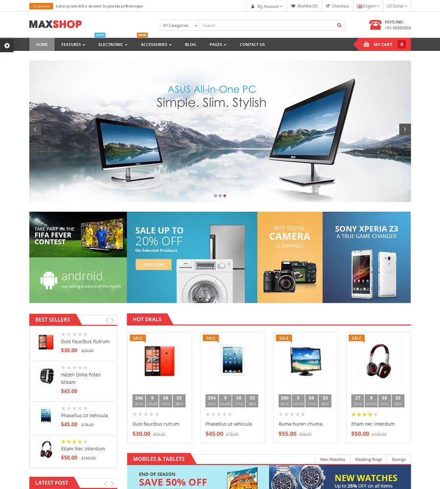 Best Accessories OpenCart Themes and Templates in 2021