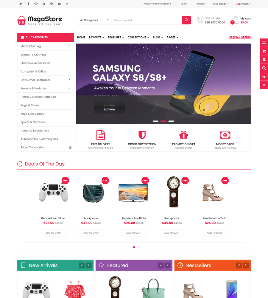 Best Accessories OpenCart Themes and Templates in 2021