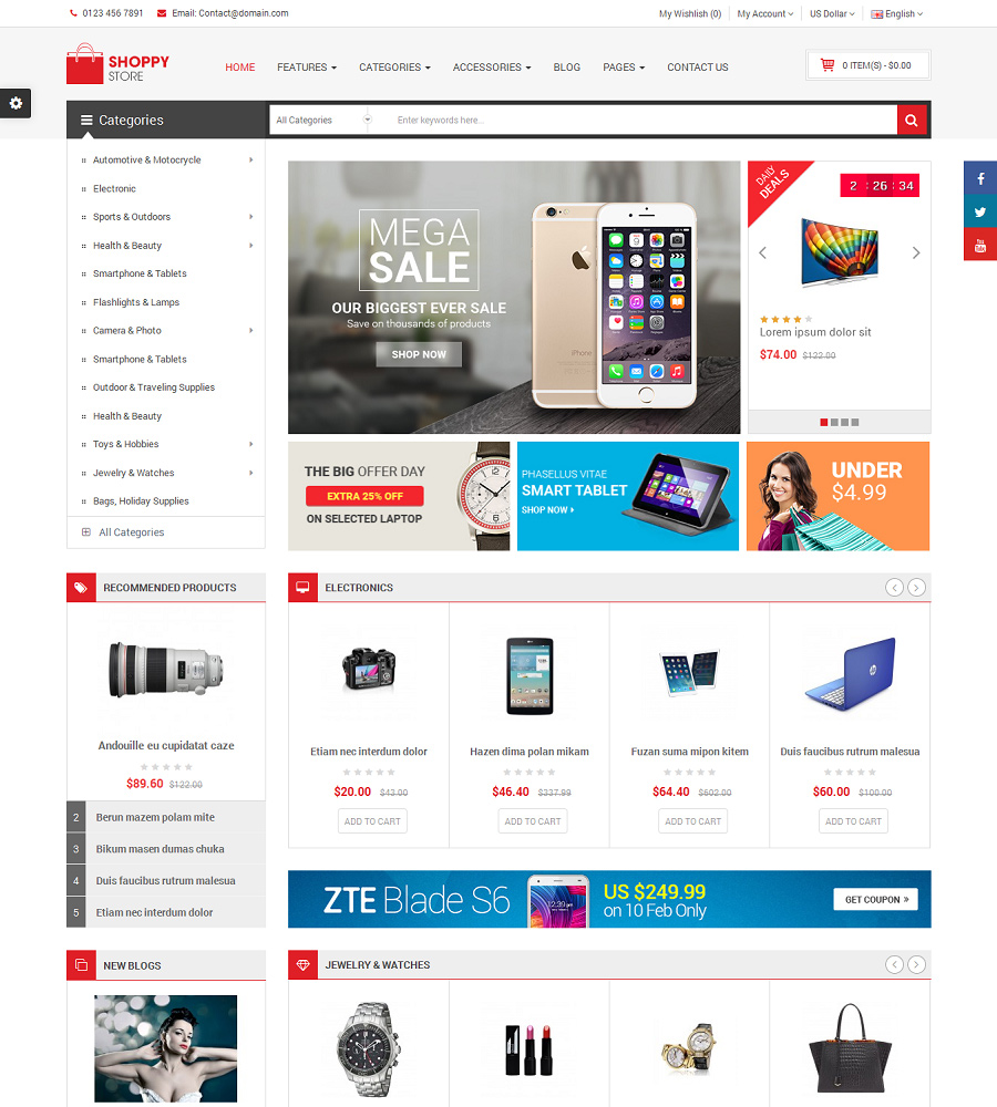 Best Accessories OpenCart Themes and Templates in 2021