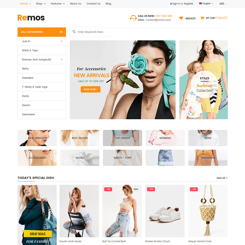 Best Free & premium Multipurpose OpenCart Themes 2019