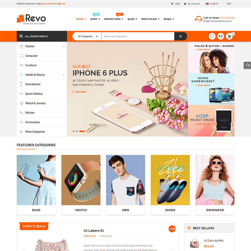 Best Free & premium Multipurpose OpenCart Themes 2019