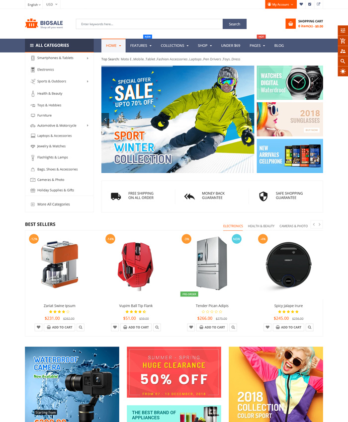 Free & Premium Shopify Themes to Promote Holidays, Christmas Campaigns