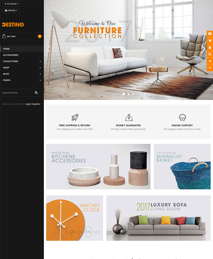 Best Furniture & Interior eCommerce OpenCart Themes for 2020