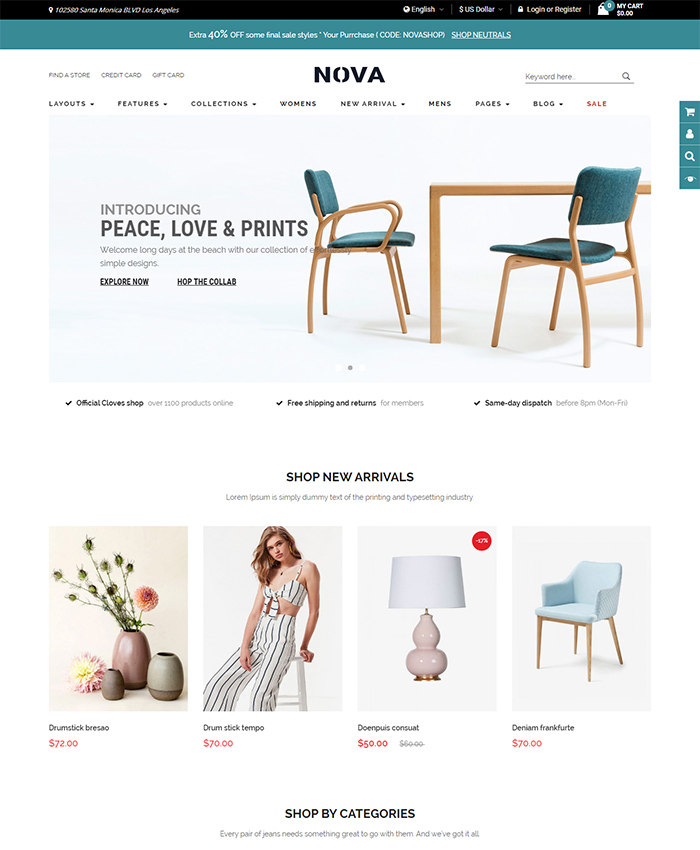 Best Furniture & Interior eCommerce OpenCart Themes for 2020