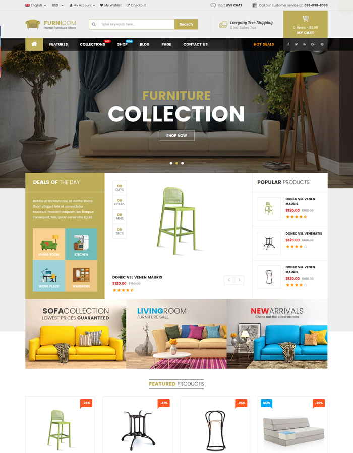 Best Interior & Furniture Shopify Themes for 2020