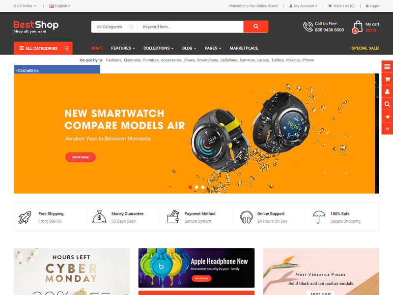 Best OpenCart Themes with Mobile-Specific Layouts 2019