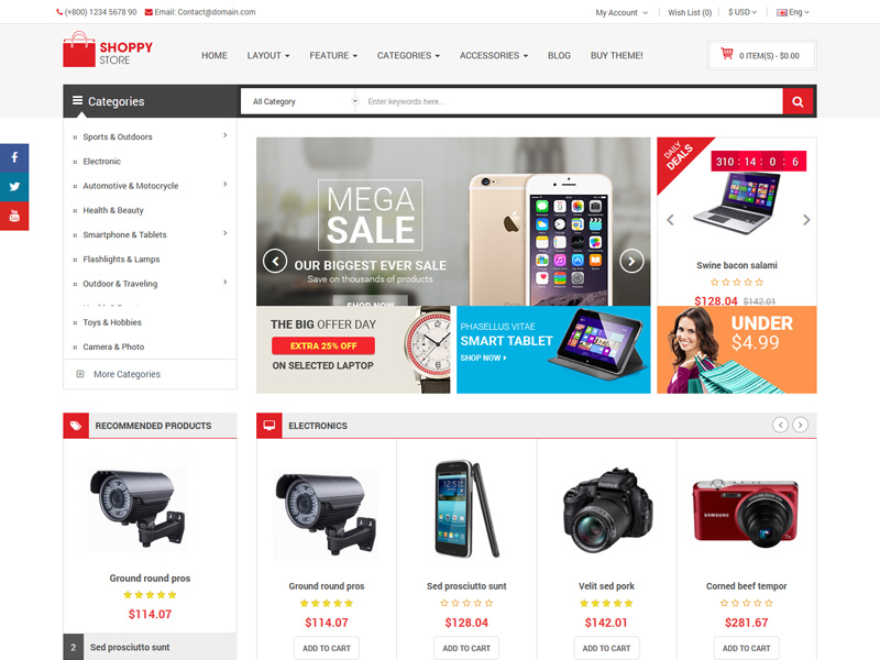 Best OpenCart Themes with Mobile-Specific Layouts 2019