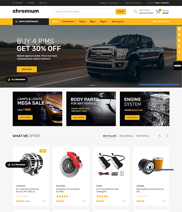 Best Premium Responsive OpenCart Theme - eMarket