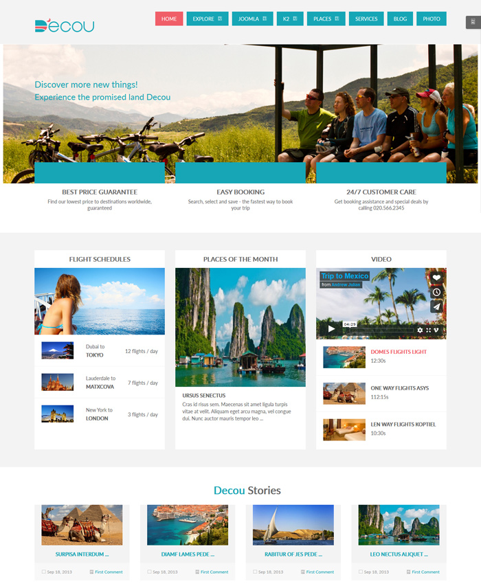 Top 7 Travel Joomla Templates for Travel Websites in 2020