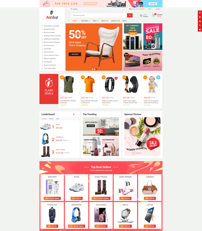 2020's Best-Selling Shopify Themes with Large Catalogs