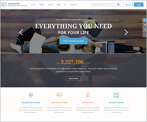 Responsive Education/College Joomla Template - SJ Eduonline 