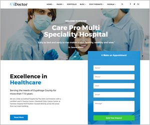 Responsive Joomla Clinic, Doctor & Heathcare Template - Sj iDoctor