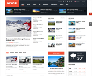 SJ News II - Free Responsive Joomla News Magazine Template