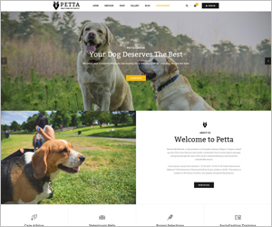 Responsive Joomla Pet Care Service Template - SJ Petta