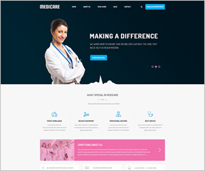 Responsive Joomla Medical & Heathcare Template - Sj Medicare