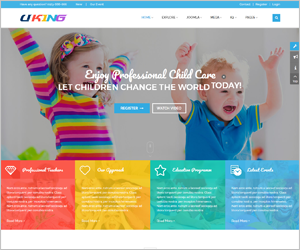 Responsive Joomla Preschool Template - SJ Uking