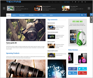 Responsive Joomla Hi-Tech Template - SJ Tekmag