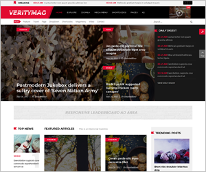 Free Responsive Joomla news magazine Template - SJ VerityMag