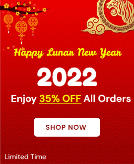 Happy Year of the Tiger 2022! 35% OFF on All Orders & More