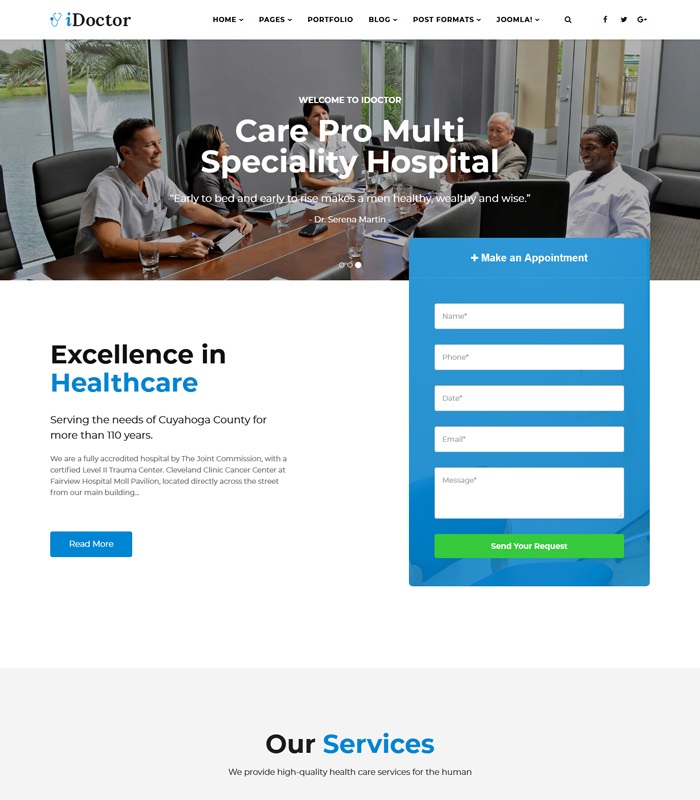 Top Medical & Healthcare Joomla Templates in 2020