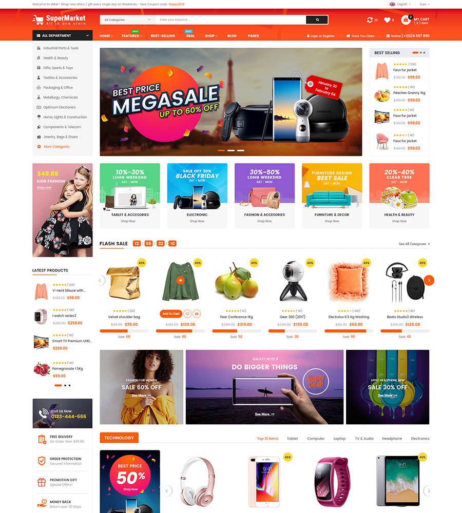 Top 10 Best Multi Vendor Marketplace OpenCart Themes for 2021