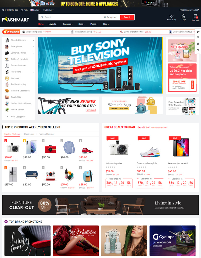 Top OpenCart Themes to Boost Your Sales on End-Year Sale Seasons