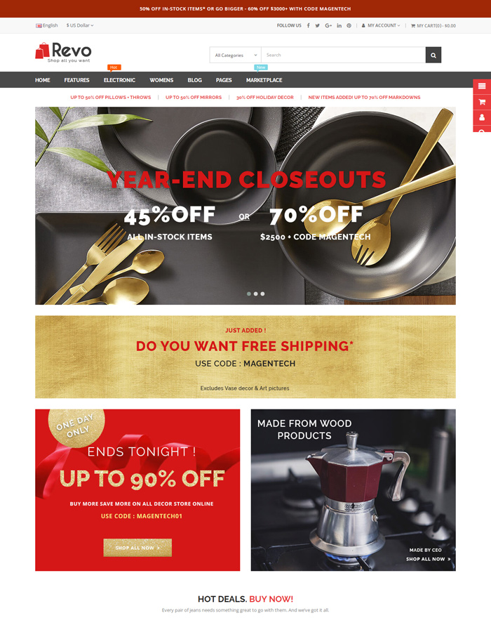 Top OpenCart Themes to Boost Your Sales on End-Year Sale Seasons