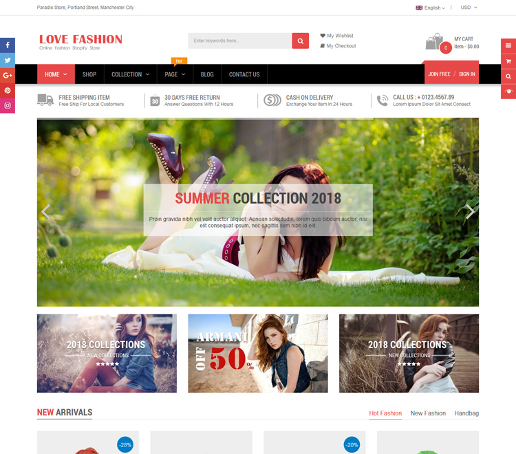 Best Interior & Furniture Shopify Themes for 2020