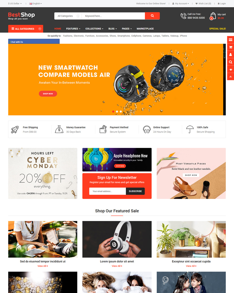 Top 10 Best Multi Vendor Marketplace OpenCart Themes for 2021