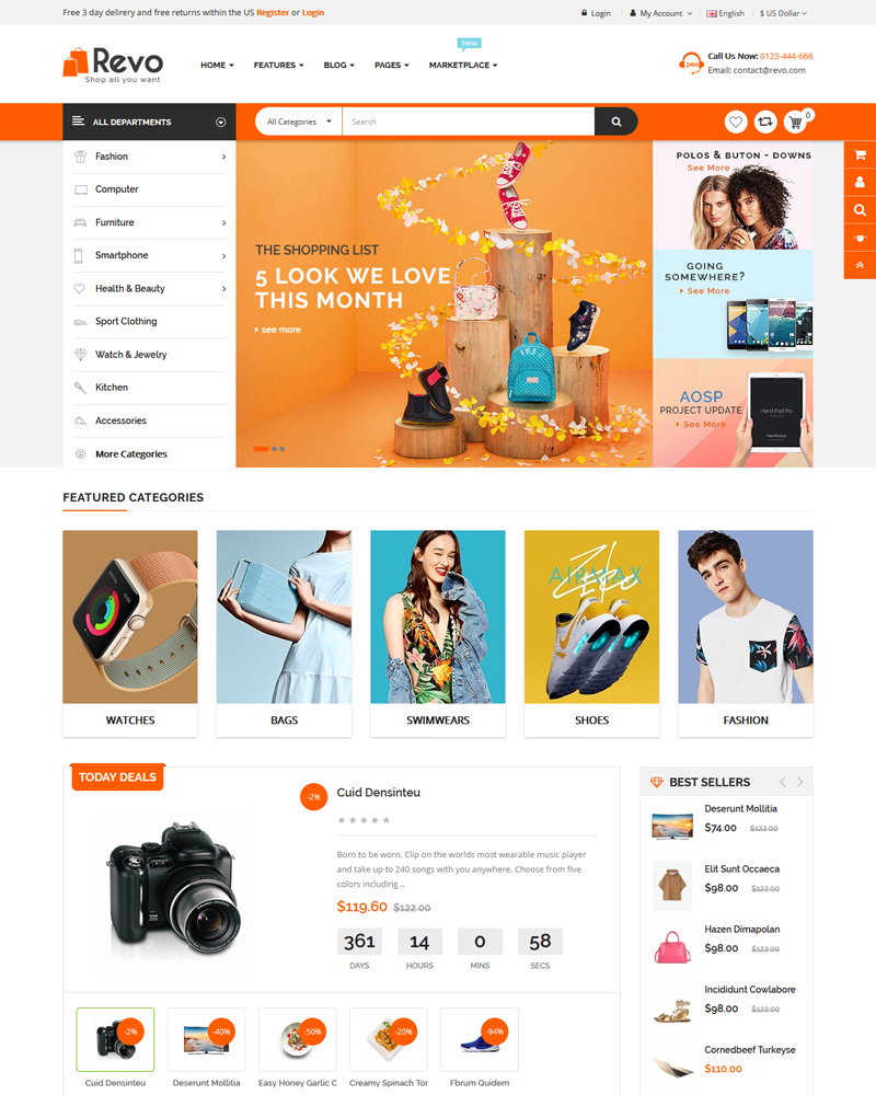 10 Top Multi Vendor | Multi Seller Marketplace OpenCart Themes 2019