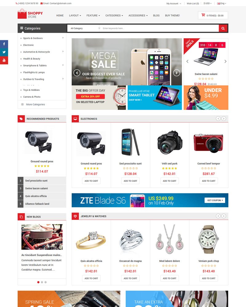 10 Top Multi Vendor | Multi Seller Marketplace OpenCart Themes 2019