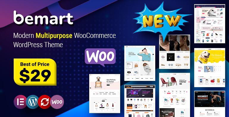 Bemart – Modern Multipurpose WooCommerce WordPress Theme