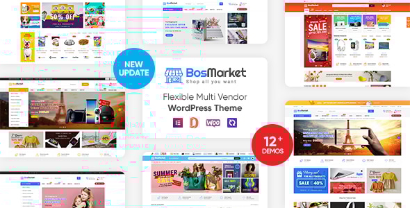 BosMarket - Flexible Multivendor WooCommerce WordPress Theme