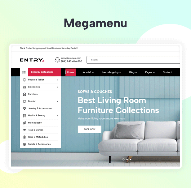 Entry - Joomla 5 Responsive MultiPurpose Website Template