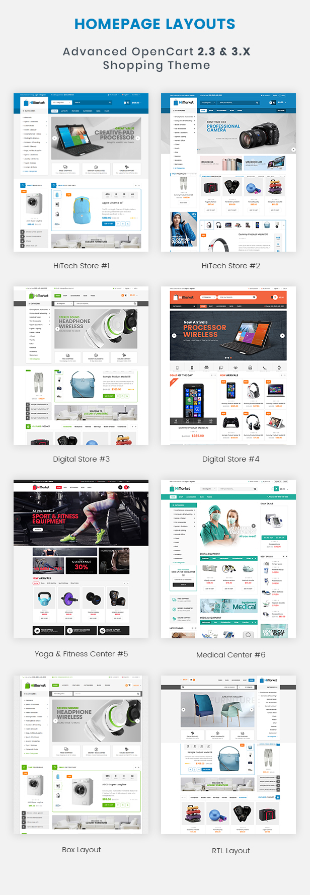 HiMarket - Opencart Theme