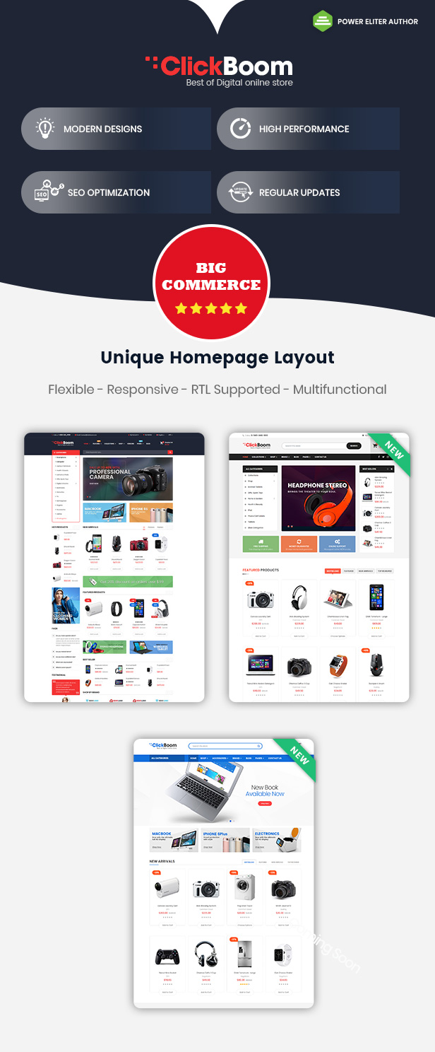 ClickBoom - Multipurpose Stencil Responsive BigCommerce Theme