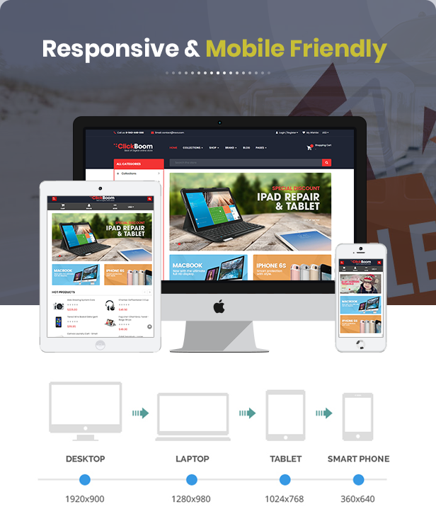 ClickBoom - Multipurpose Stencil Responsive BigCommerce Theme