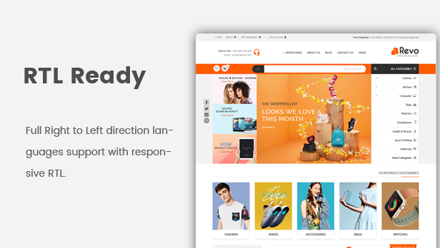 Revo - Multipurpose Stencil Responsive BigCommerce Theme