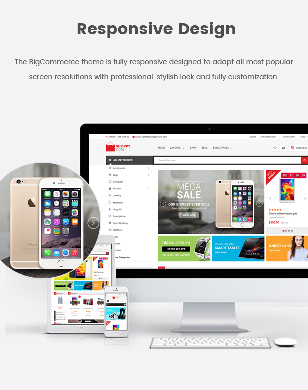 ShoppyStore - Multipurpose Stencil Responsive BigCommerce Theme & Google AMP Ready