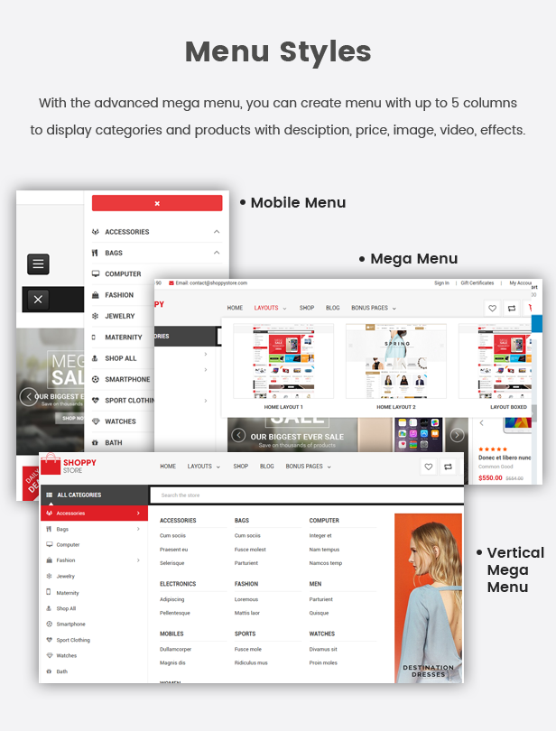 ShoppyStore - Multipurpose Stencil Responsive BigCommerce Theme & Google AMP Ready